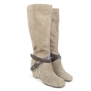 Franco Sarto Maven Wedge Heel Boots Size 9